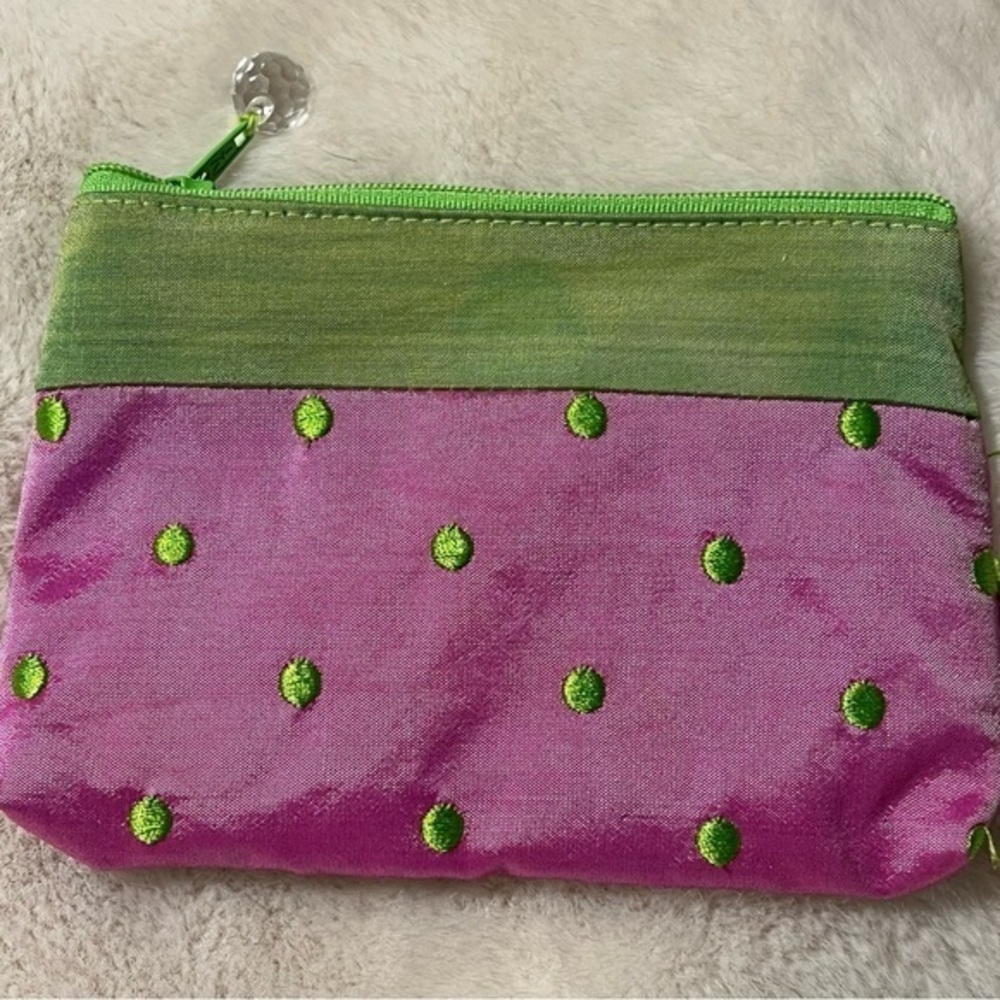 Pink and green small bag by Jazzd